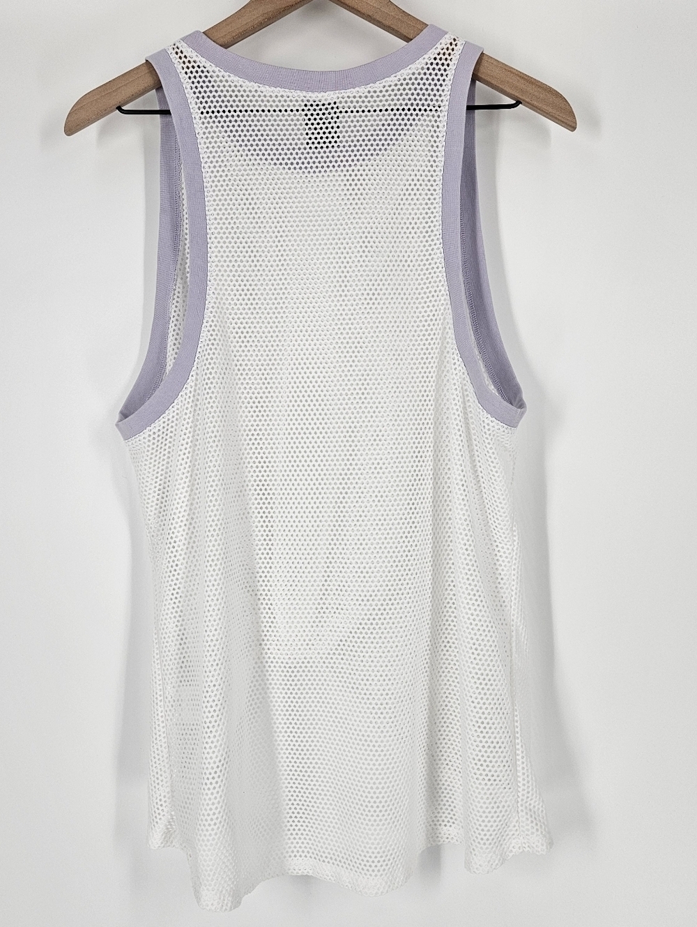 Nylora Mesh Ringer Knot Front Tank Top - Picture 12 of 14